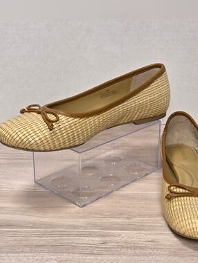 Talbots Blair raffia ballet flats